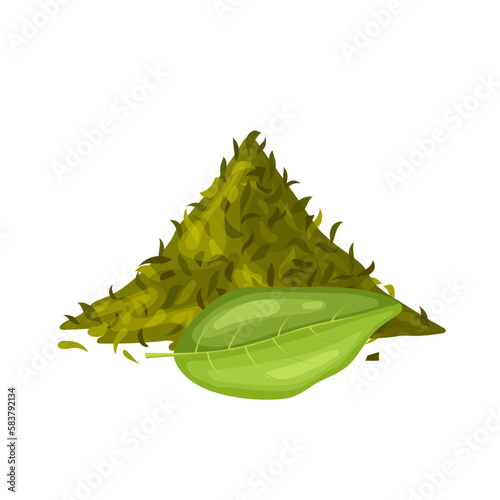 oregano spice cartoon vector illustration
