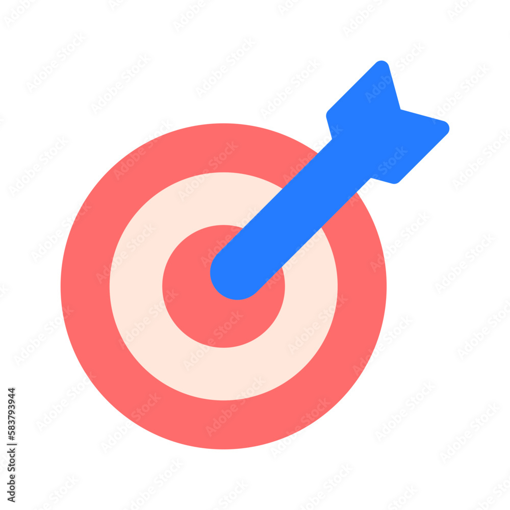 icon target, shoot, target audience, target market. editable file and color icon target, shoot, target audience, target market. editable file and color