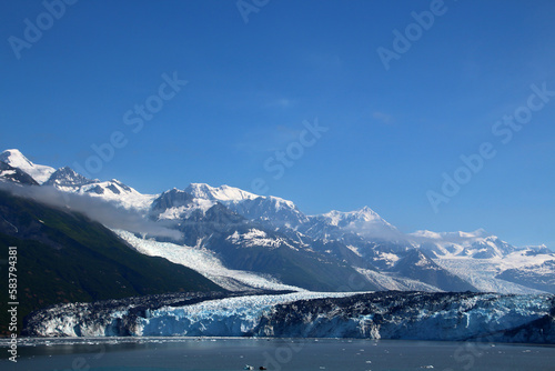 Alaska, Harvard Glacier is a large tidewater glacier in the Alaska's Prince William Sound © bummi100