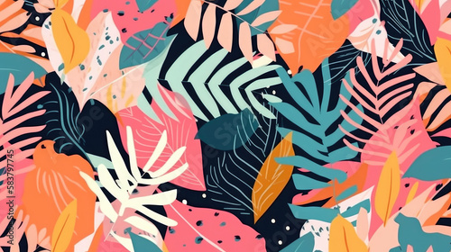 Natural Background Pattern. Illustration AI Generative