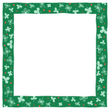 Frame with clover leaf pattern. Perfect for St. Patrick's Day.