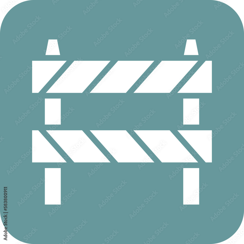 Vector Design Barrier Icon Style Vector Design Barrier Icon Style