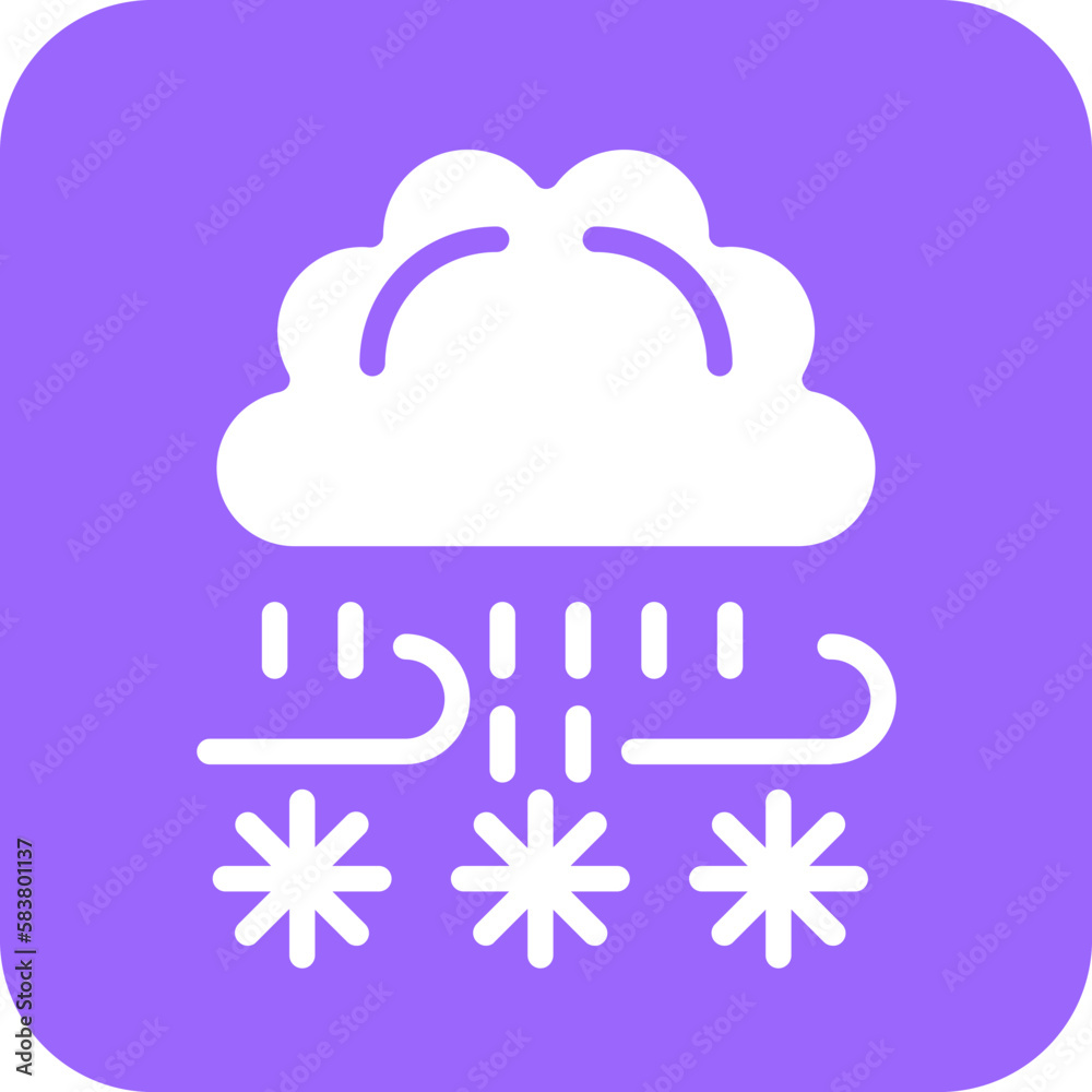 Vector Design Blizzard Icon Style Vector Design Blizzard Icon Style
