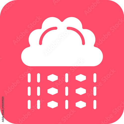 Vector Design Hail Icon Style