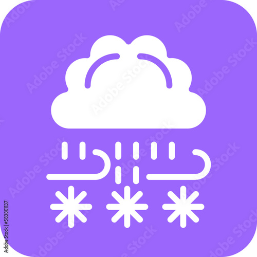Vector Design Blizzard Icon Style