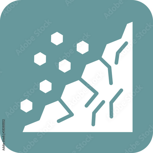 Vector Design Landslide Icon Style
