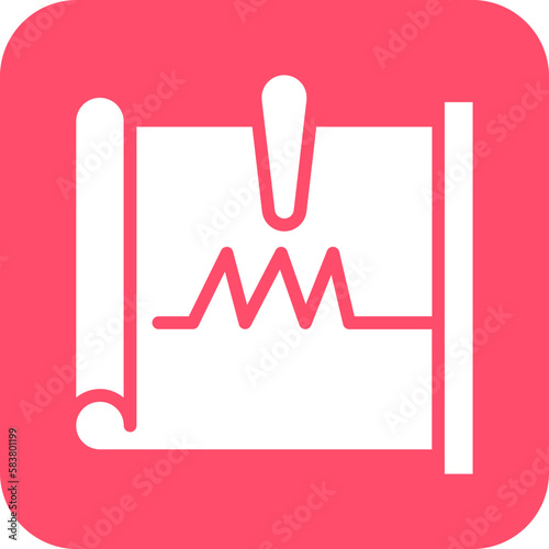 Vector Design Seismograph Icon Style
