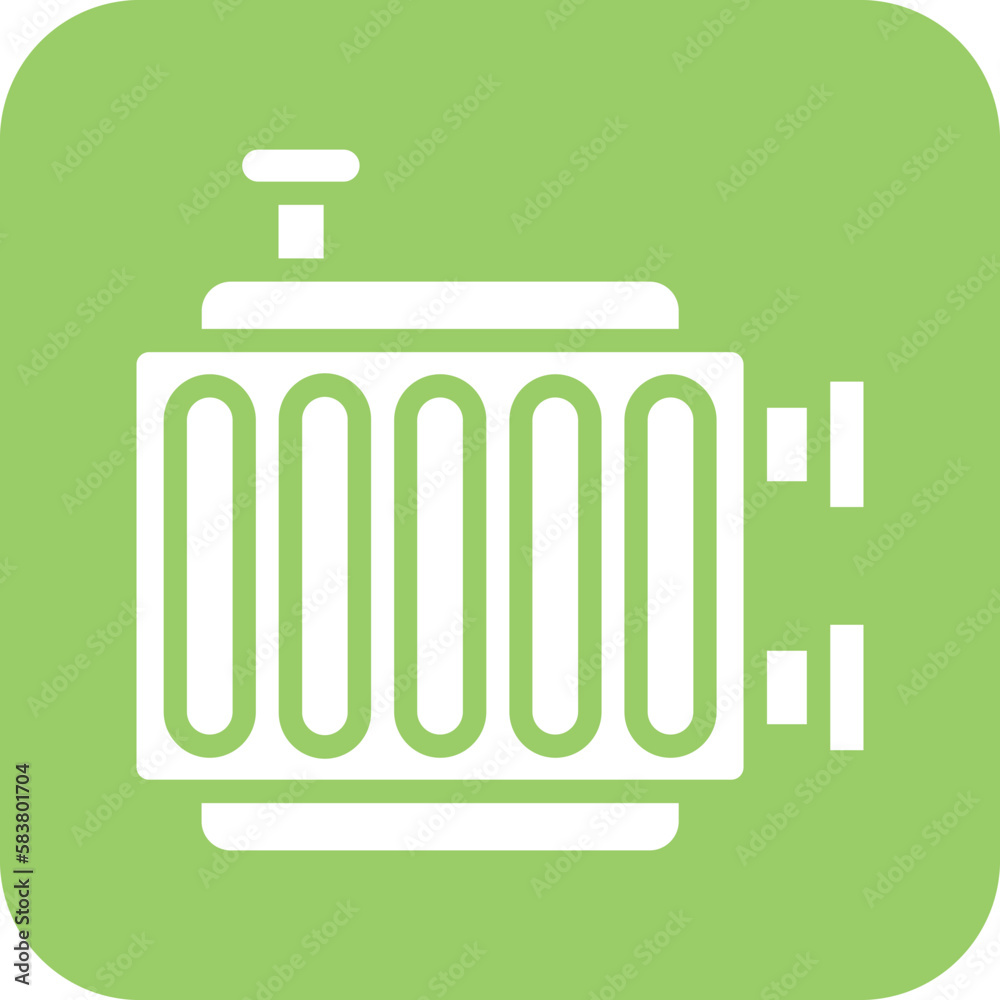 Vector Design Radiator Icon Style Vector Design Radiator Icon Style