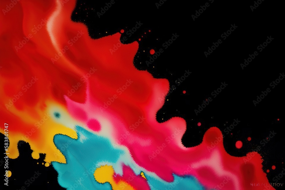 Abstract background texture of fire inferno red-yellow, generative ai.
