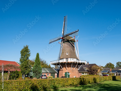 Windmill De Vier Winden in Weerselo, Overijssel, Netherlands photo