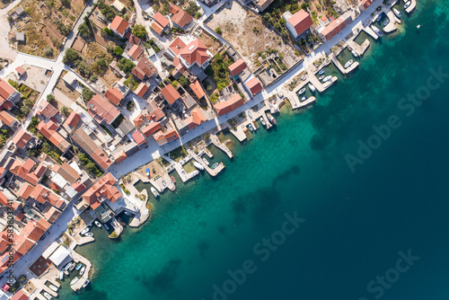 Fototapeta Naklejka Na Ścianę i Meble -  aerial view of the Croatia