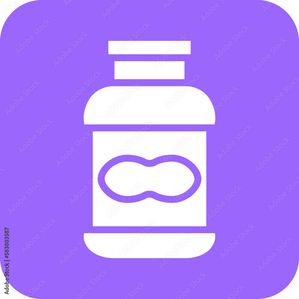 Vector Design Peanut Butter Icon Style Vector Design Peanut Butter Icon Style