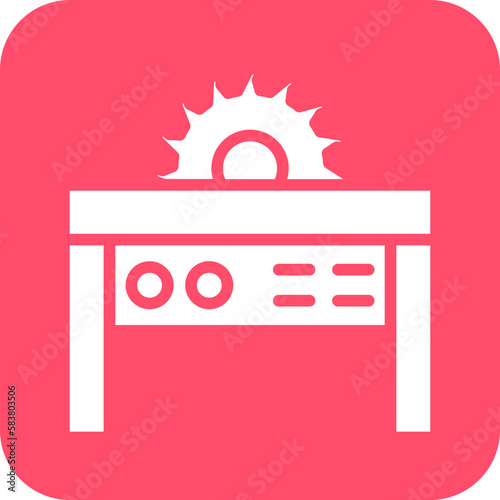 Vector Design Table Cutter Icon Style