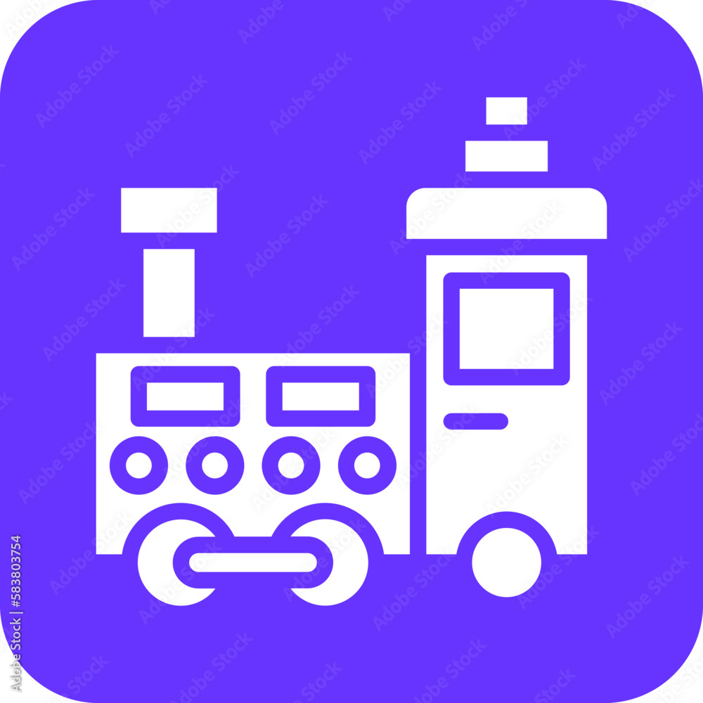 Vector Design Train Toy Icon Style Vector Design Train Toy Icon Style