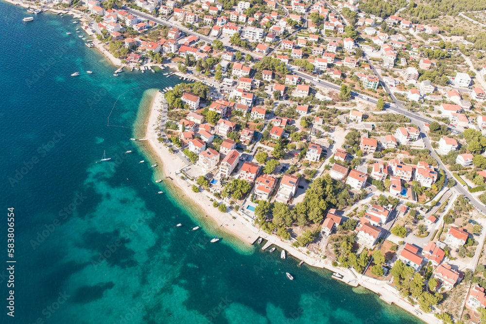 aerial view of the Croatia