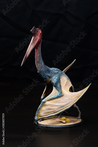 The Pterosaur  dinosaur  in the dark © meen_na