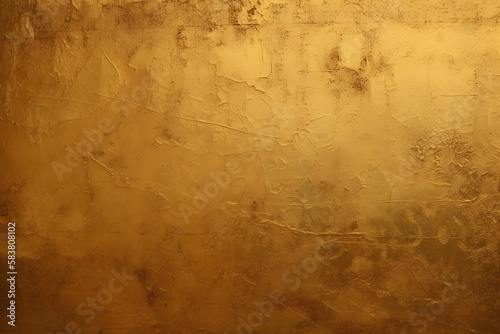 Golden background wall Generative AI