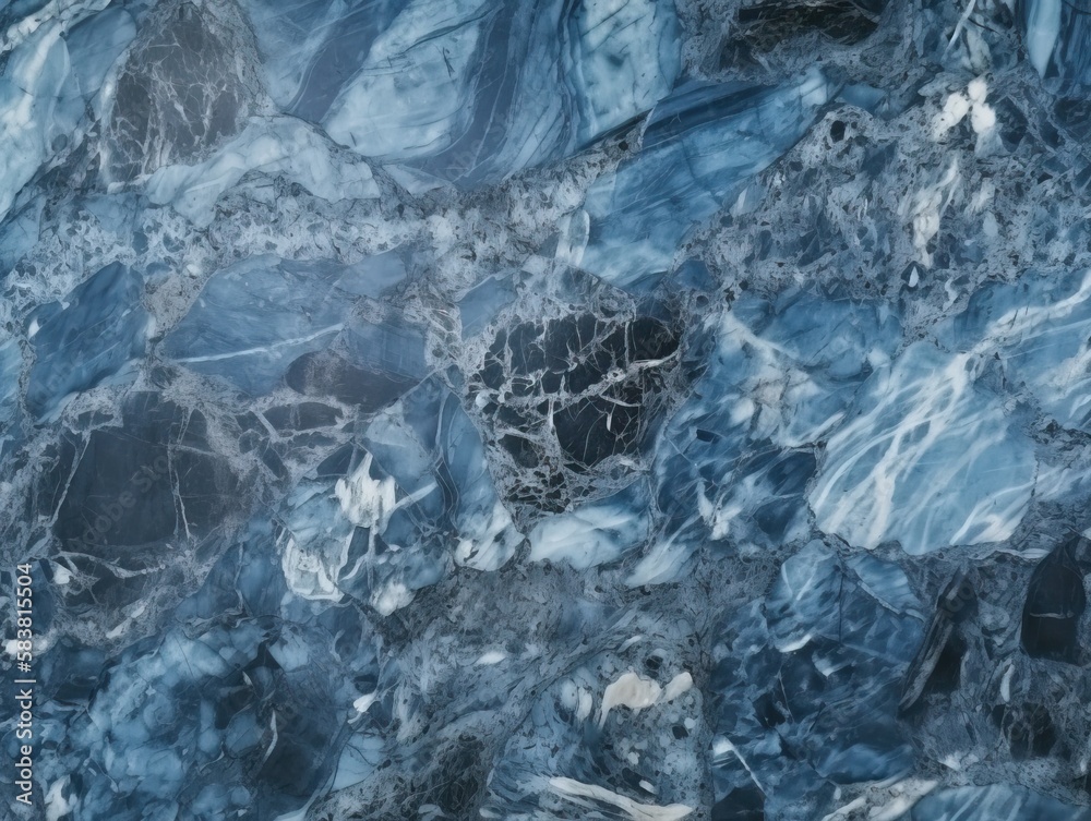 Obraz premium Natural Blue Marble texture background. Marbling texture design. Abstract backdrop of marble granite stone. generative ai