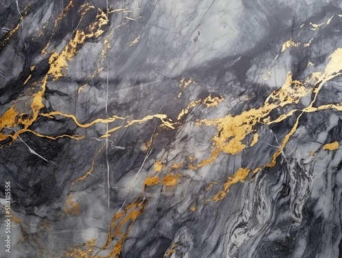 Natural Gold Marble texture background. Marbling texture design. Abstract backdrop of marble granite stone. generative ai