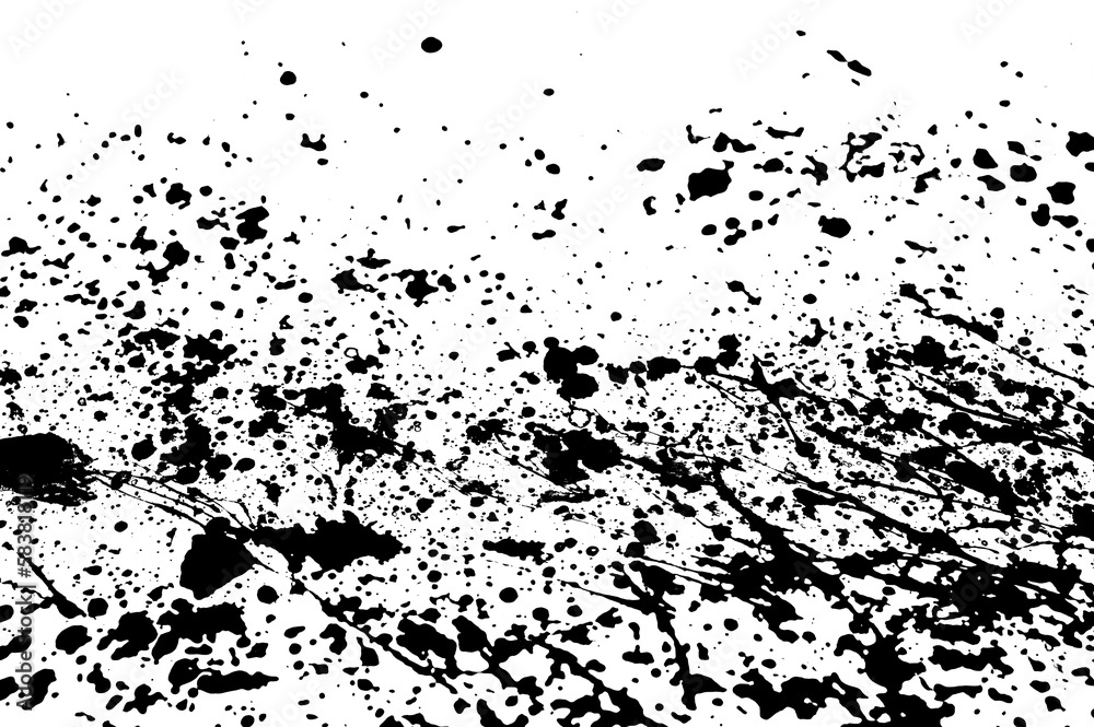 black and white texture background, color paint splash