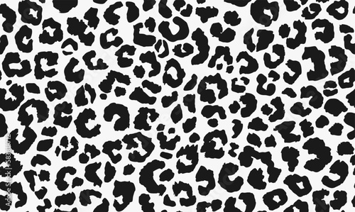Leopard skin seamless pattern. 