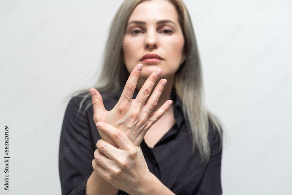 a young girl's arm hurts