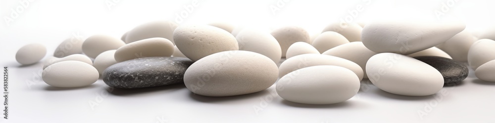 Panoramic image of pebbles in a neat pile. Perfect Website Image. Panoramic image of pebbles in a neat pile. Perfect Website Image.