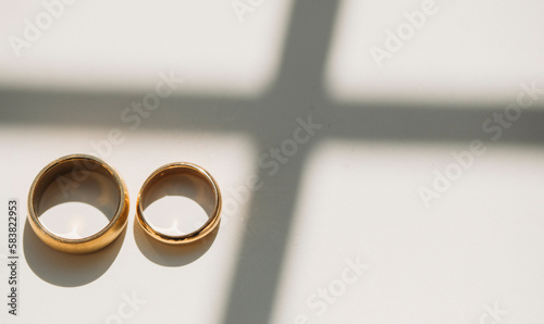 Wedding rings. Love photo. Rings. Love. Golden. Holidays. Photo. Background. 