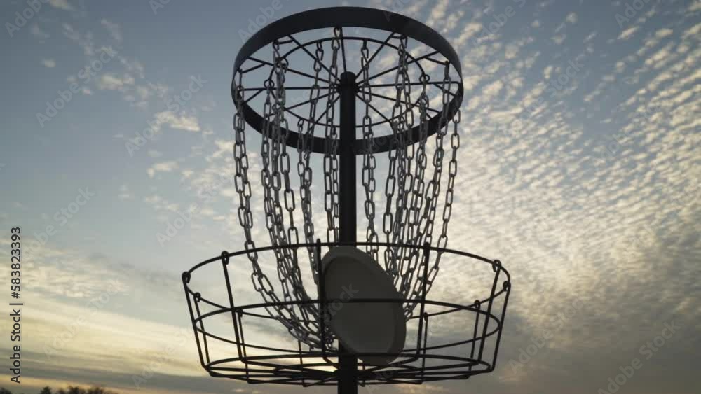 Made Disc Golf Shot That Makes Disc Golf Basket Rattle in Slow Motion Made Disc Golf Shot That Makes Disc Golf Basket Rattle in Slow Motion