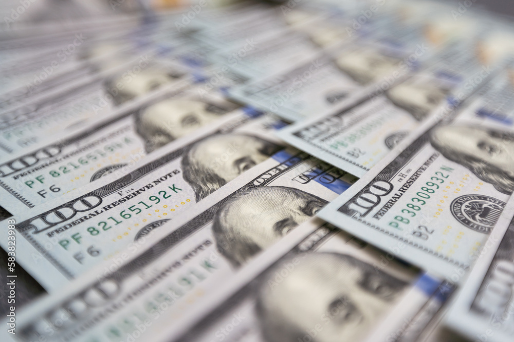 Background with money american hundred dollar bills Background with money american hundred dollar bills
