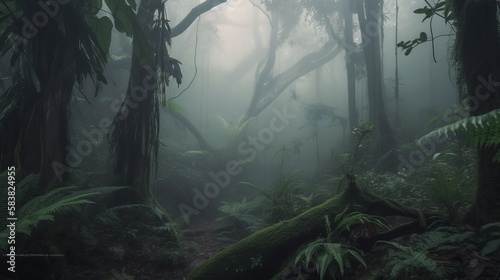 misty morning in the forest © ImageMaster