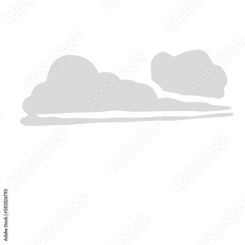 Simple Cloud Vector Element