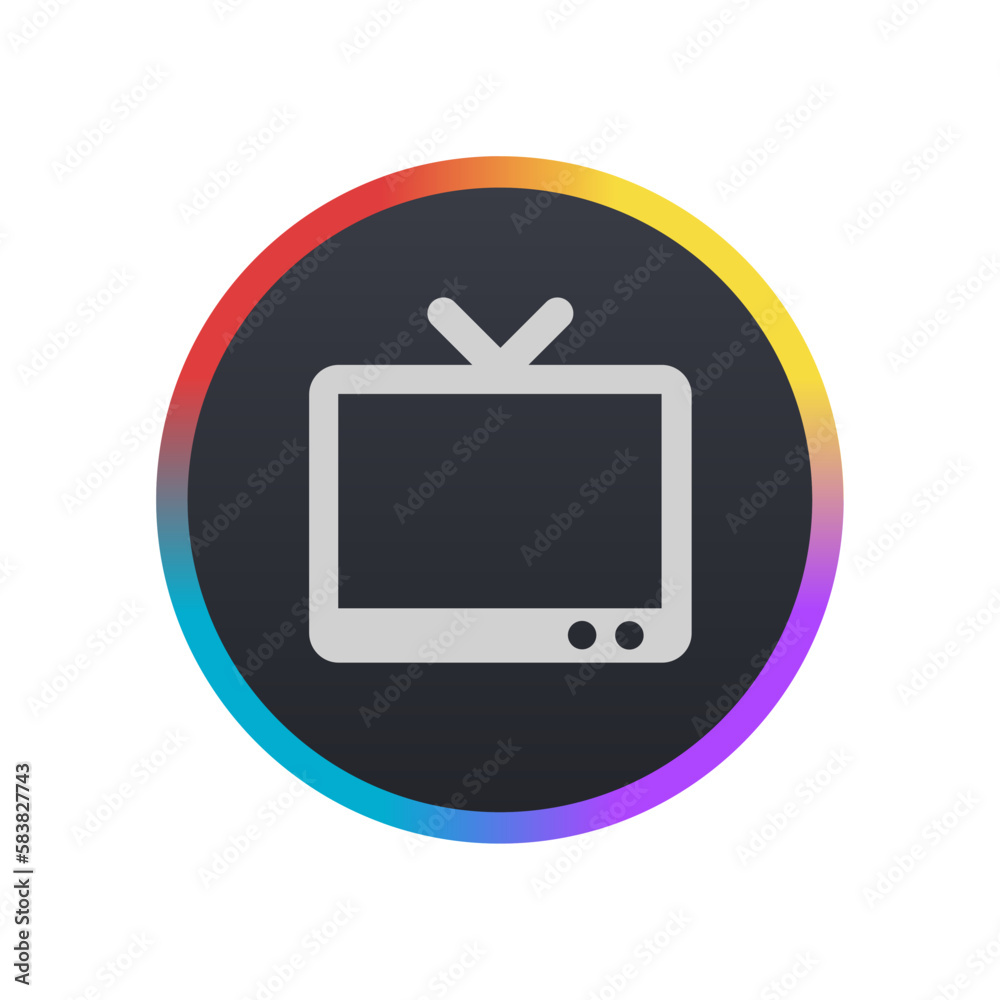 Television - Pictogram (icon) Television - Pictogram (icon)