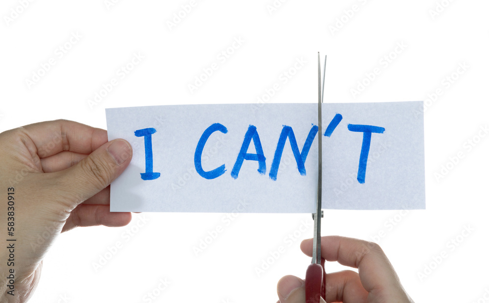 Scissors cutting words can not Scissors cutting words can not