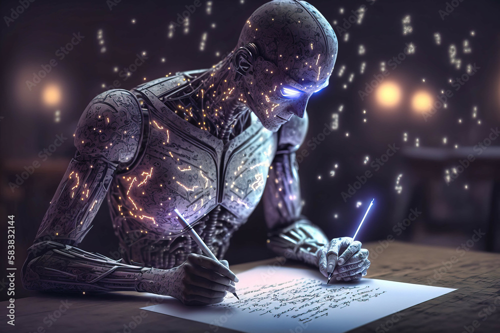 artificial intelligence is used to write detailed short stories, poems