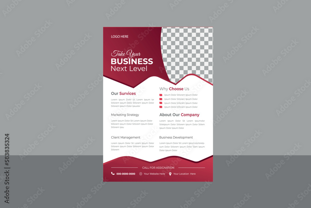 business flyer  template