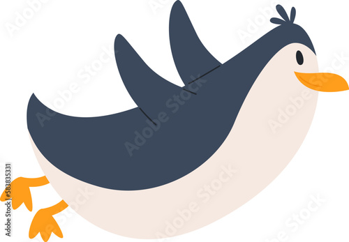 Flying Penguin Bird