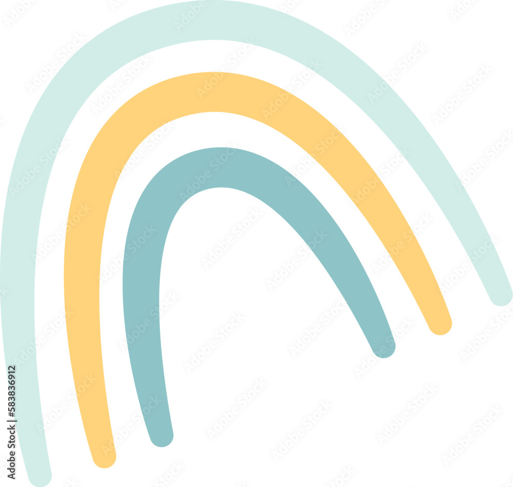 Abstract Rainbow Illustration Abstract Rainbow Illustration