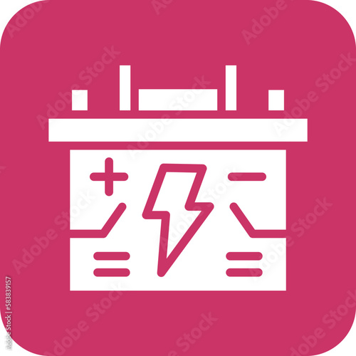 Vector Design Accumulator Icon Style