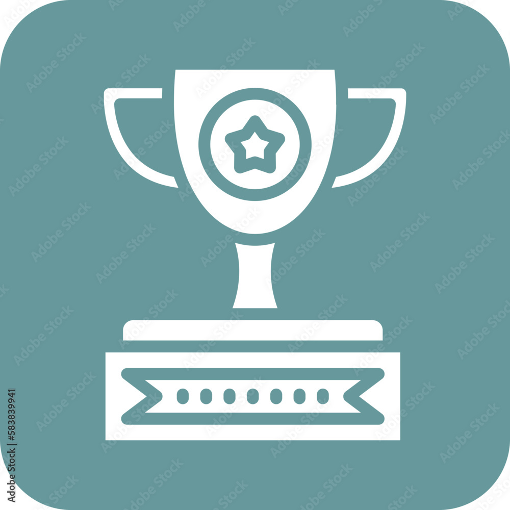 Vector Design Trophy Icon Style Vector Design Trophy Icon Style