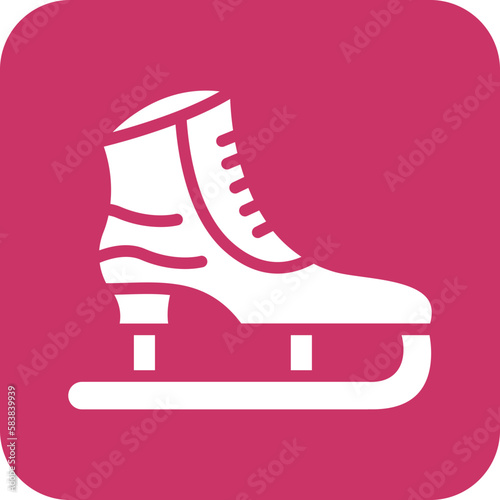 Vector Design Ice Skate Icon Style