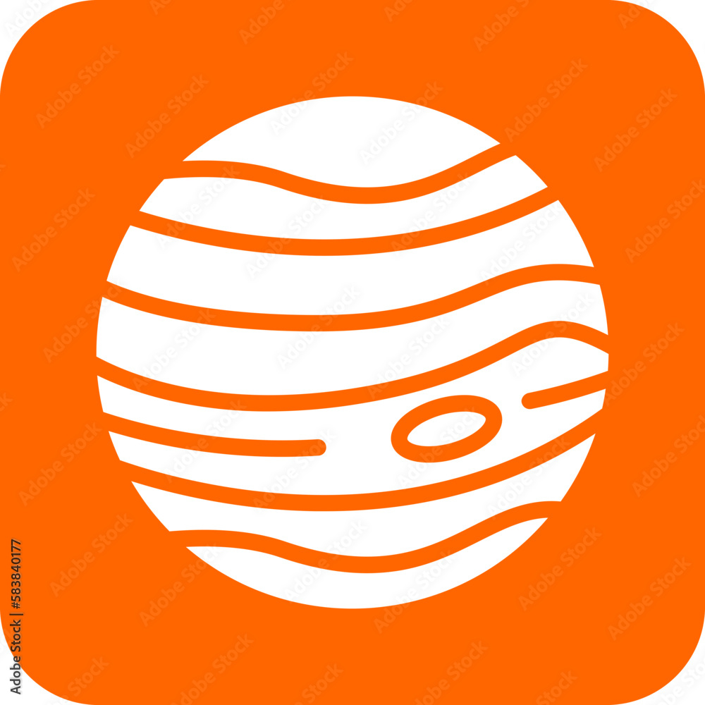 Vector Design Jupiter Icon Style Vector Design Jupiter Icon Style