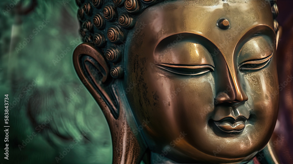 Buddha statue sculpture. deep meditation Buddha statue sculpture. deep meditation