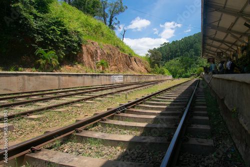 railway in the mountains