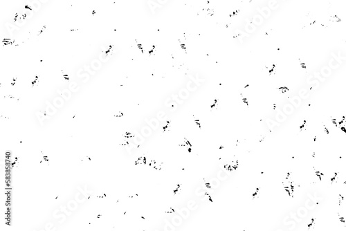 Grunge black and white background. Abstract vector texture of cracks, chips, dot. Dirty monochrome pattern of the old worn surface. © banphote