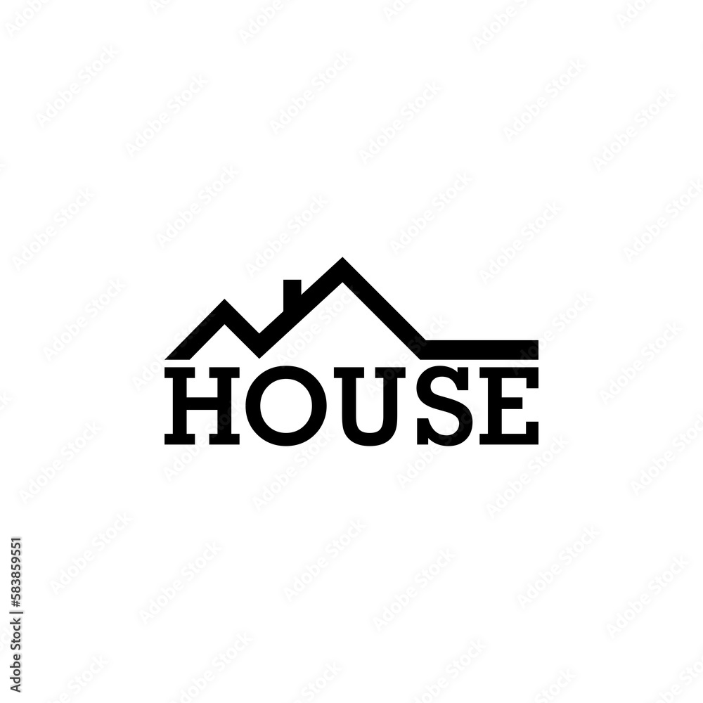 Roof house logo icon isolated on transparent background Roof house logo icon isolated on transparent background