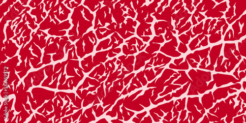 Meat marbled background. Vector illustration