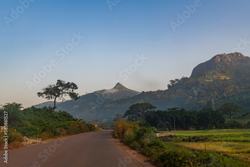 Mountain scenery around Man, Ivory Coast