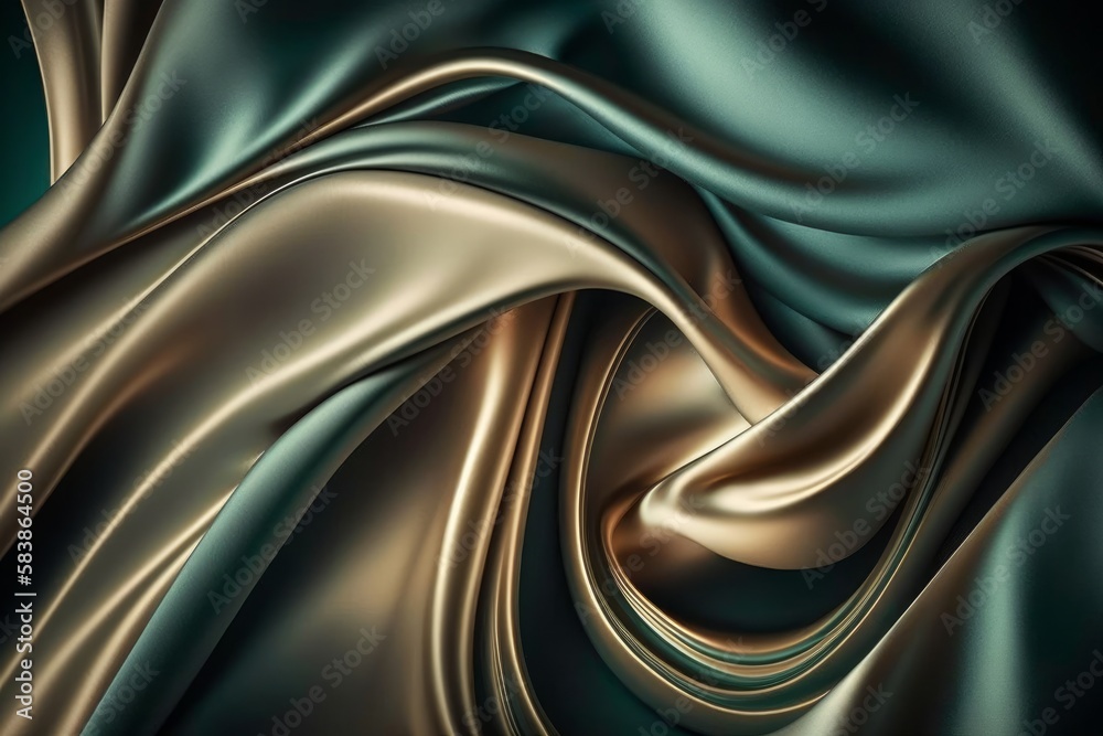 Fototapeta premium abstract background luxury cloth silk, generative ai
