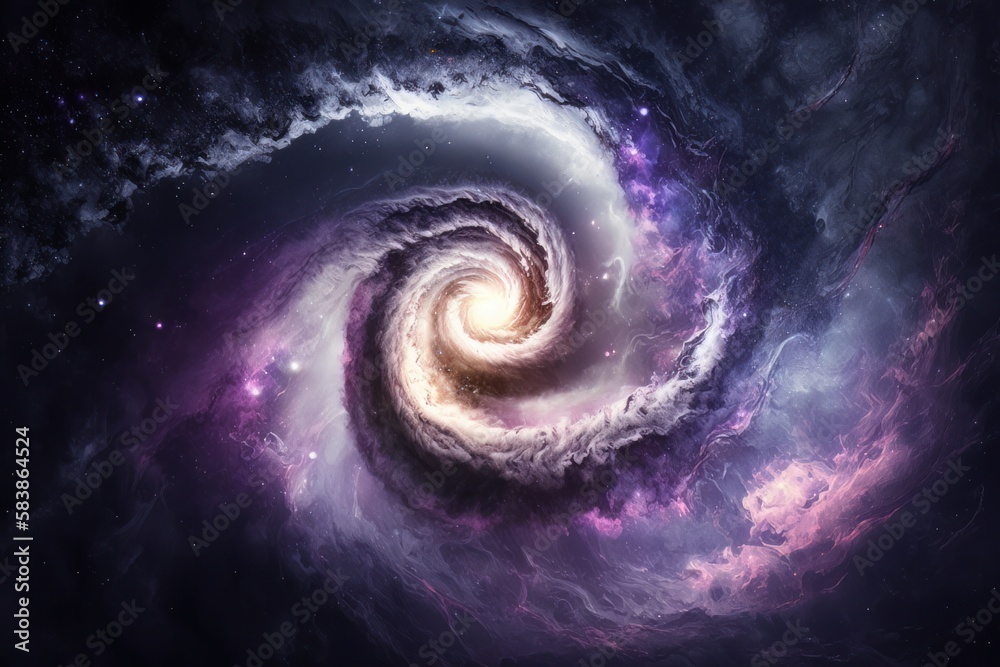 RGB Galaxy, Created With Generative AI